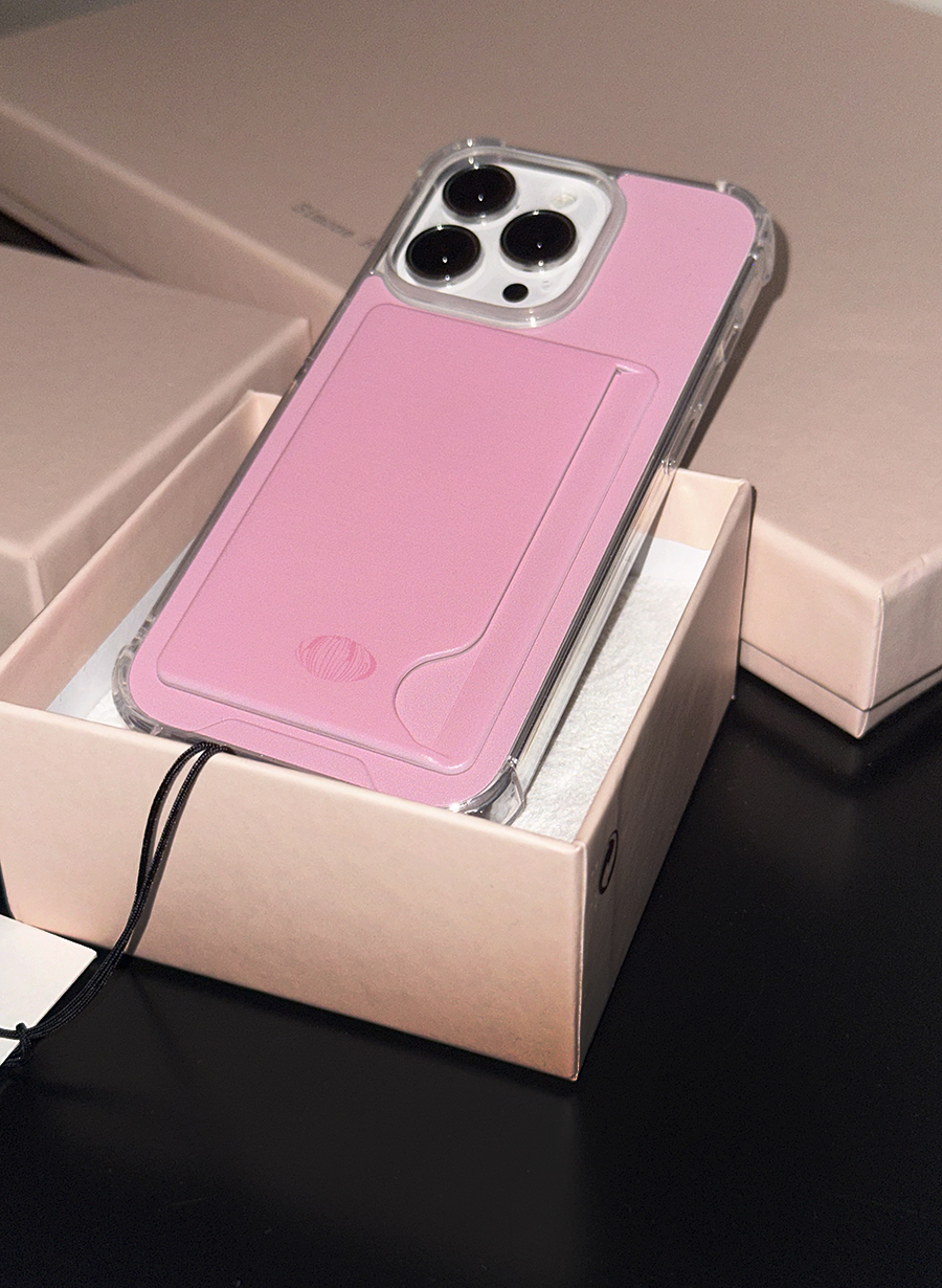 [세인트망고 ]Very Pink PHONE WEAR (카드수납가능)